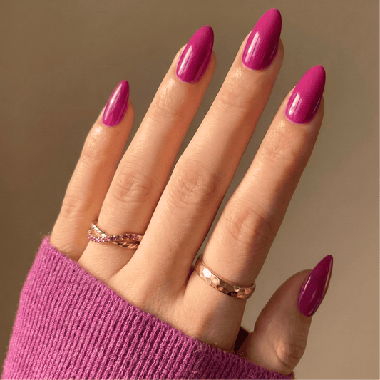 Holy Grail Nail press on High Heels & Chaos - Soft Gel Press Ons (Short Almond)