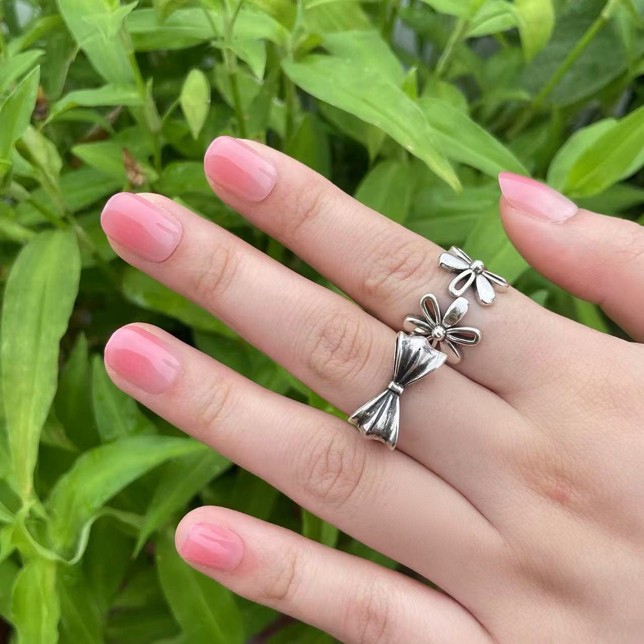 Holy Grail Nail press on Pink Jelly - Soft Gel Press Ons (Extra Short Natural)