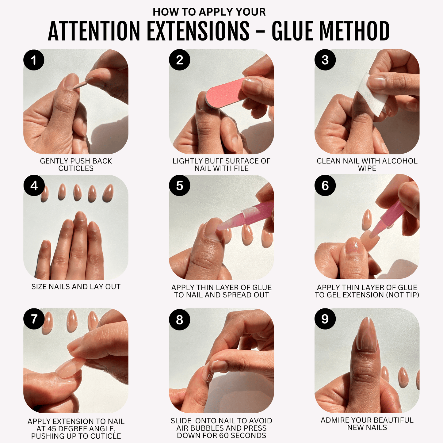 Holy Grail Nail press on Unstoppable - Soft Gel Press Ons (Short Almond)