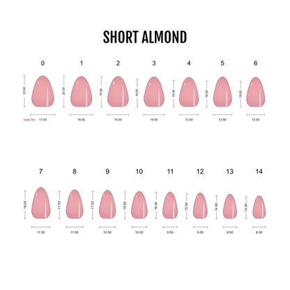 Holy Grail Nail press on Unstoppable - Soft Gel Press Ons (Short Almond)