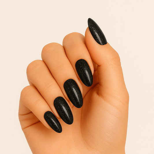 Holy Grail Nail Semi-Cured Gels Black Static - Gels