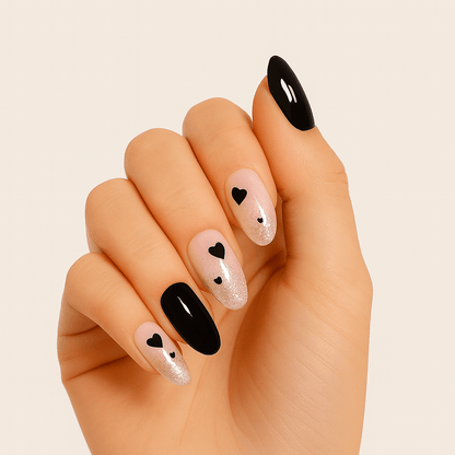 Holy Grail Nail Semi-Cured Gels Blackhearted Love