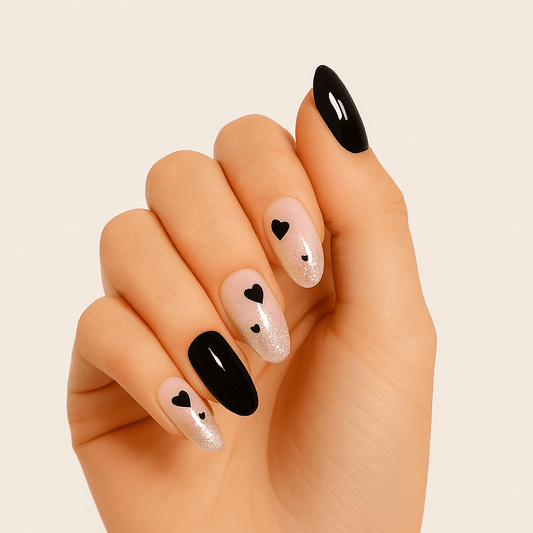 Holy Grail Nail Semi-Cured Gels Blackhearted Love