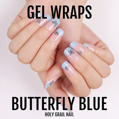 Holy Grail Nail Semi-Cured Gels Butterfly Blue - Gels, Butterfly Breeze Blues Gels, Holy Gels