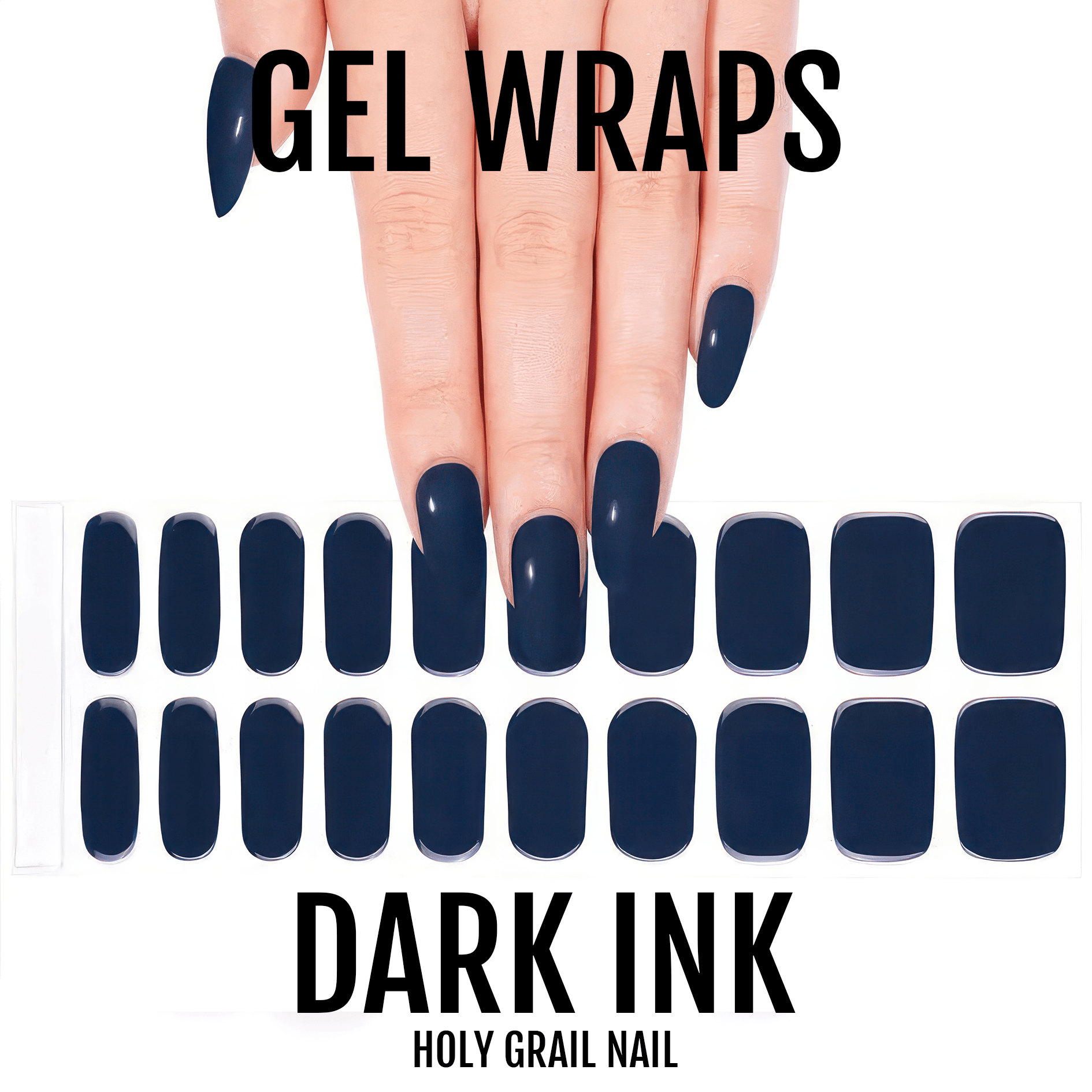 Holy Grail Nail Semi-Cured Gels Dark Ink - Gels