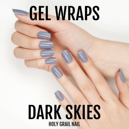 Holy Grail Nail Semi-Cured Gels Dark Skies - Gels, Storm Gel, Hello Nails