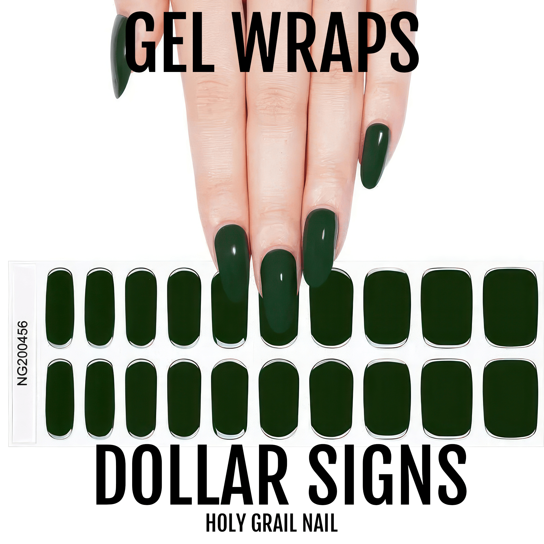 Holy Grail Nail Semi-Cured Gels Dollar Signs - Gels