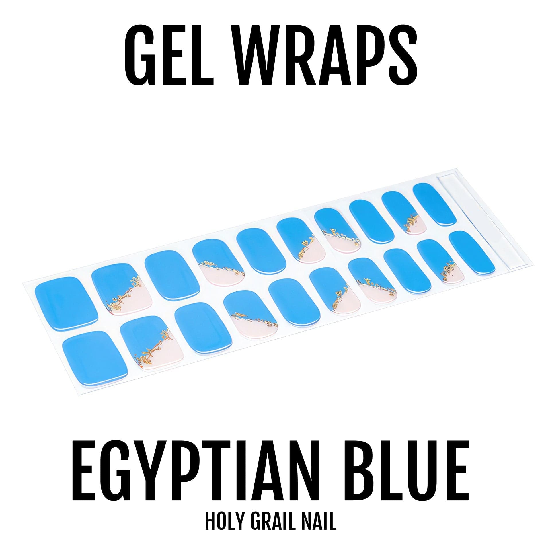 Holy Grail Nail Semi-Cured Gels Egyptian Blue - Gels