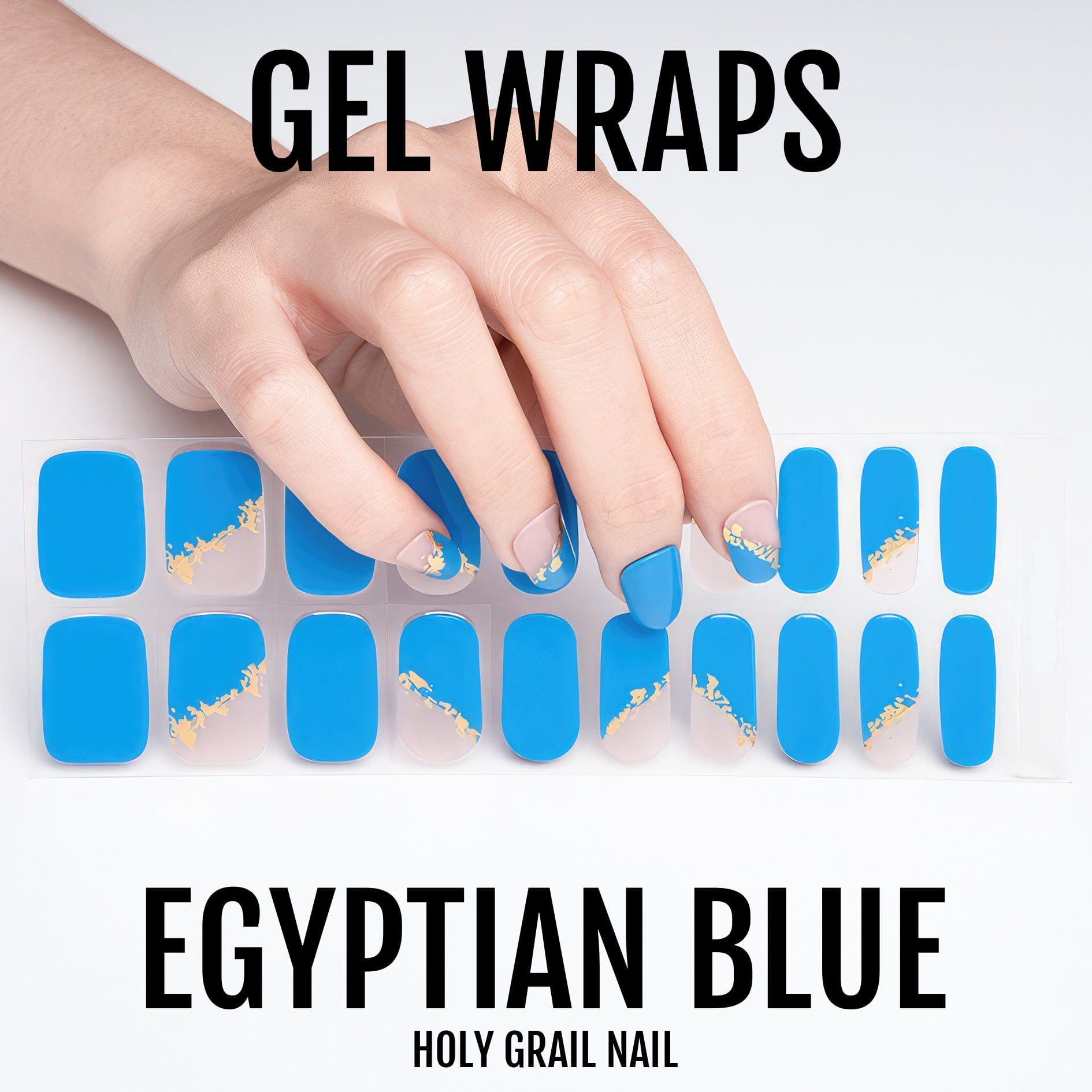 Holy Grail Nail Semi-Cured Gels Egyptian Blue - Gels