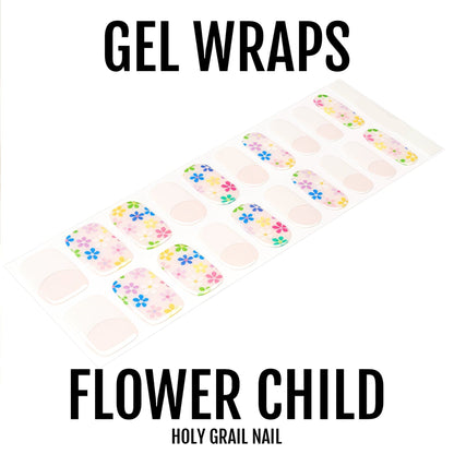 Holy Grail Nail Semi-Cured Gels Flower Child - Gels, French Blooms Gel, Hello Nails