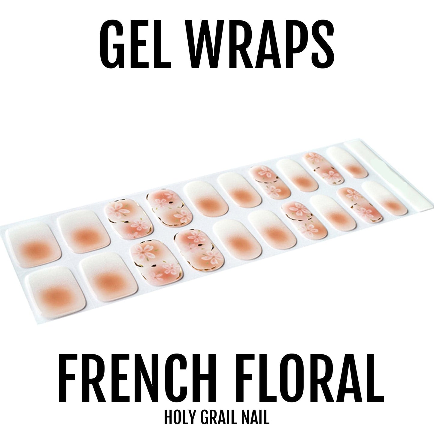 Holy Grail Nail Semi-Cured Gels French Floral - Gels