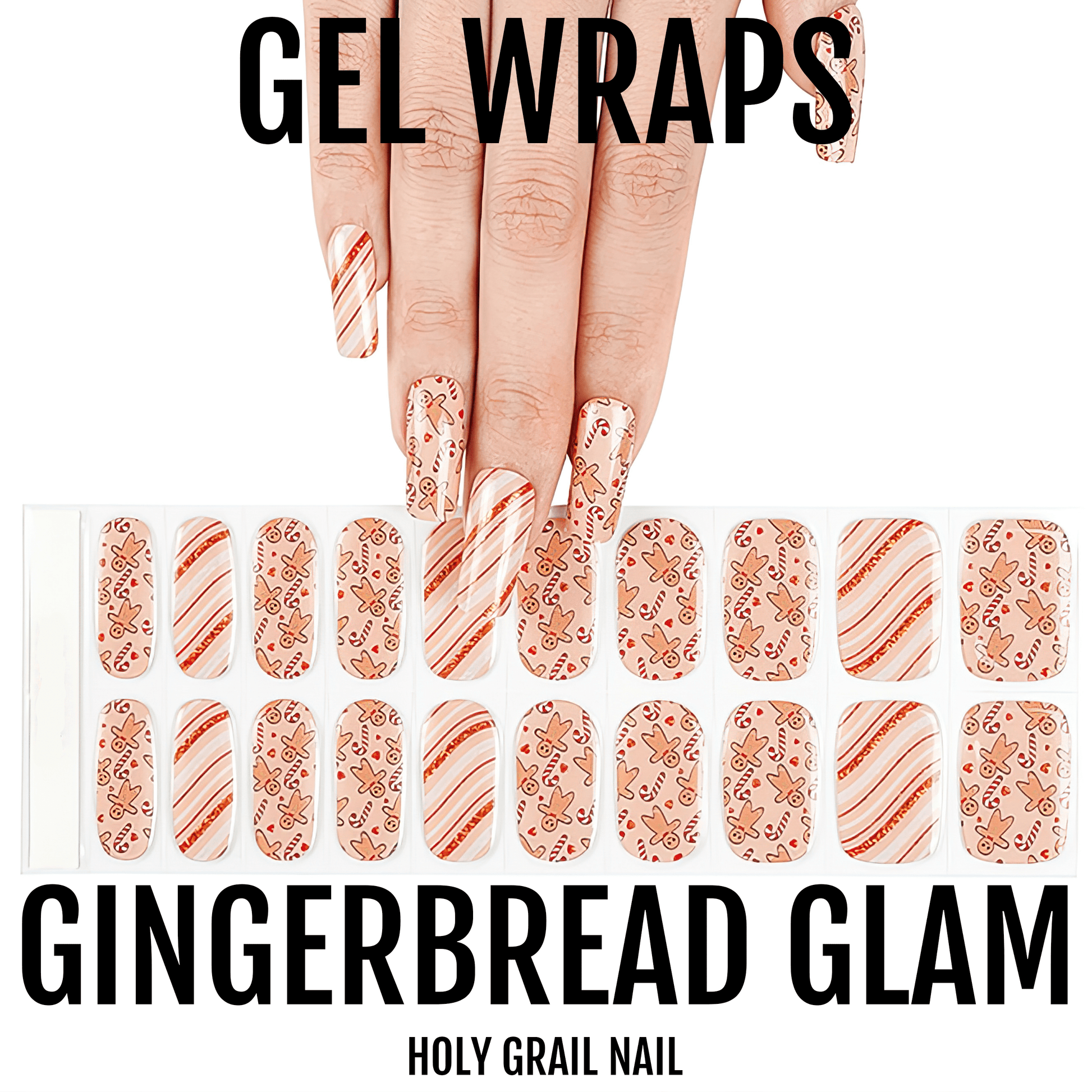 HOLY GRAIL NAIL Semi-Cured Gels Gingerbread Glam - Gels