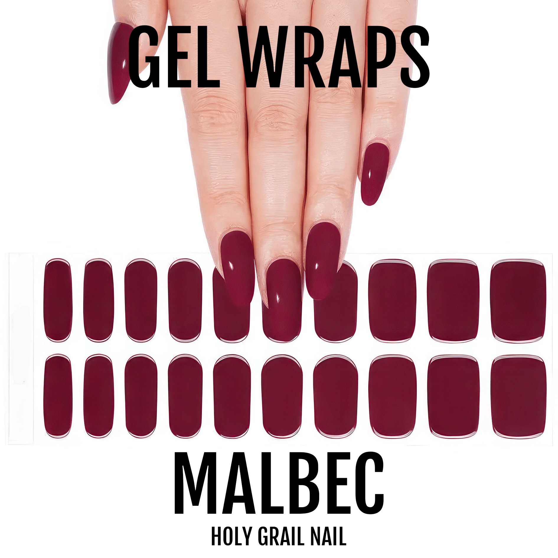 Holy Grail Nail Semi-Cured Gels Malbec - Gels