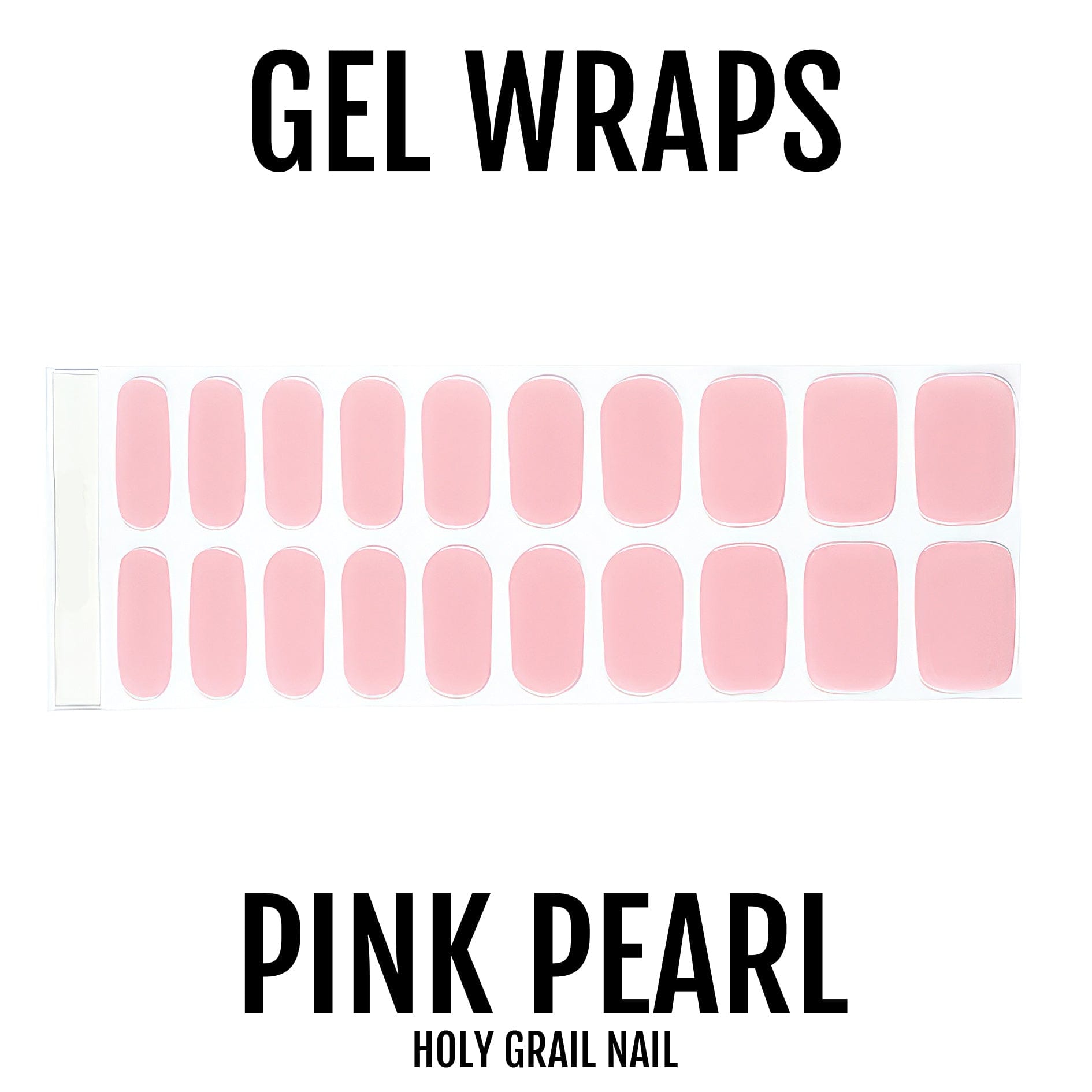 Holy Grail Nail Semi-Cured Gels Pink Pearl - Gels