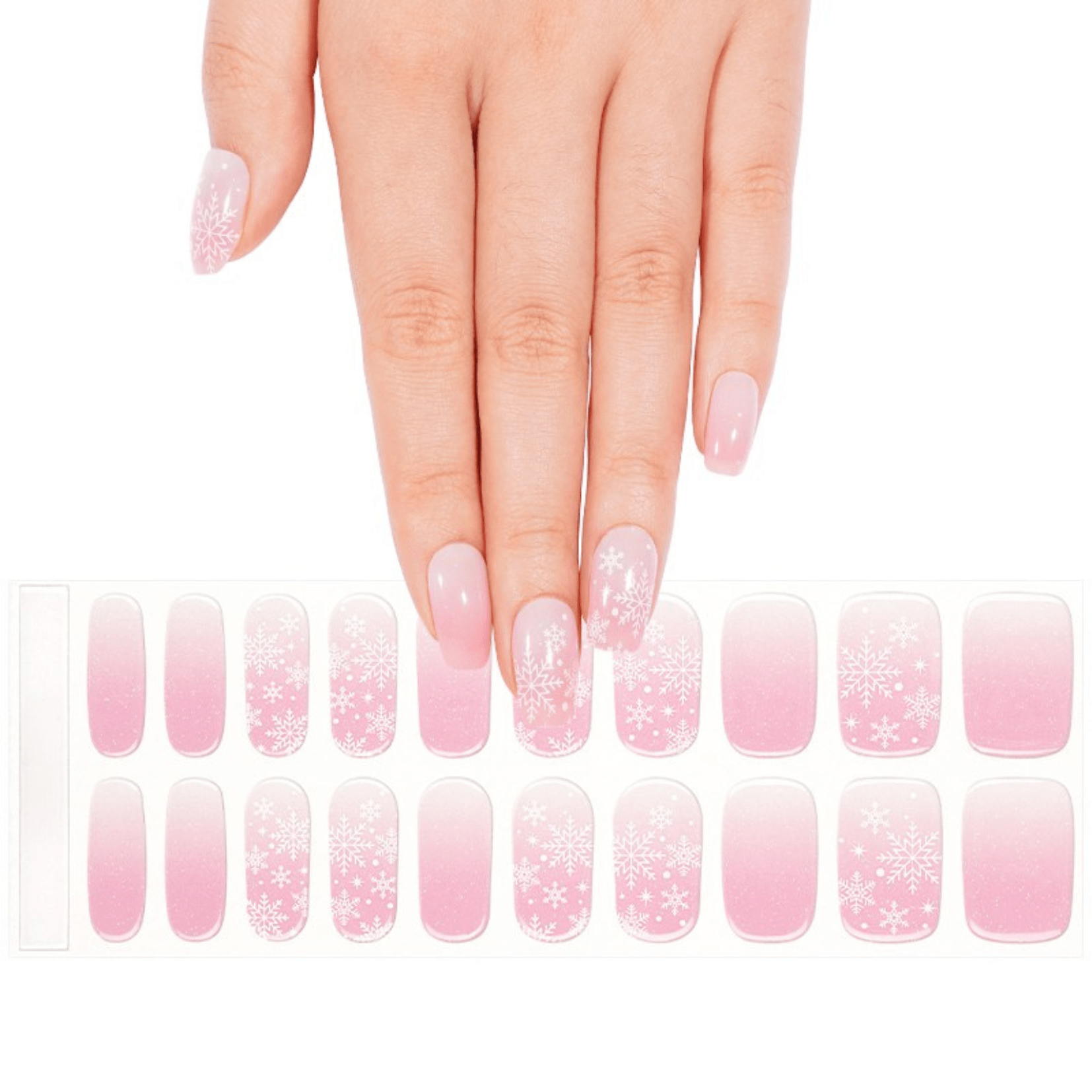 Holy Grail Nail Semi-Cured Gels Pink Snowflake