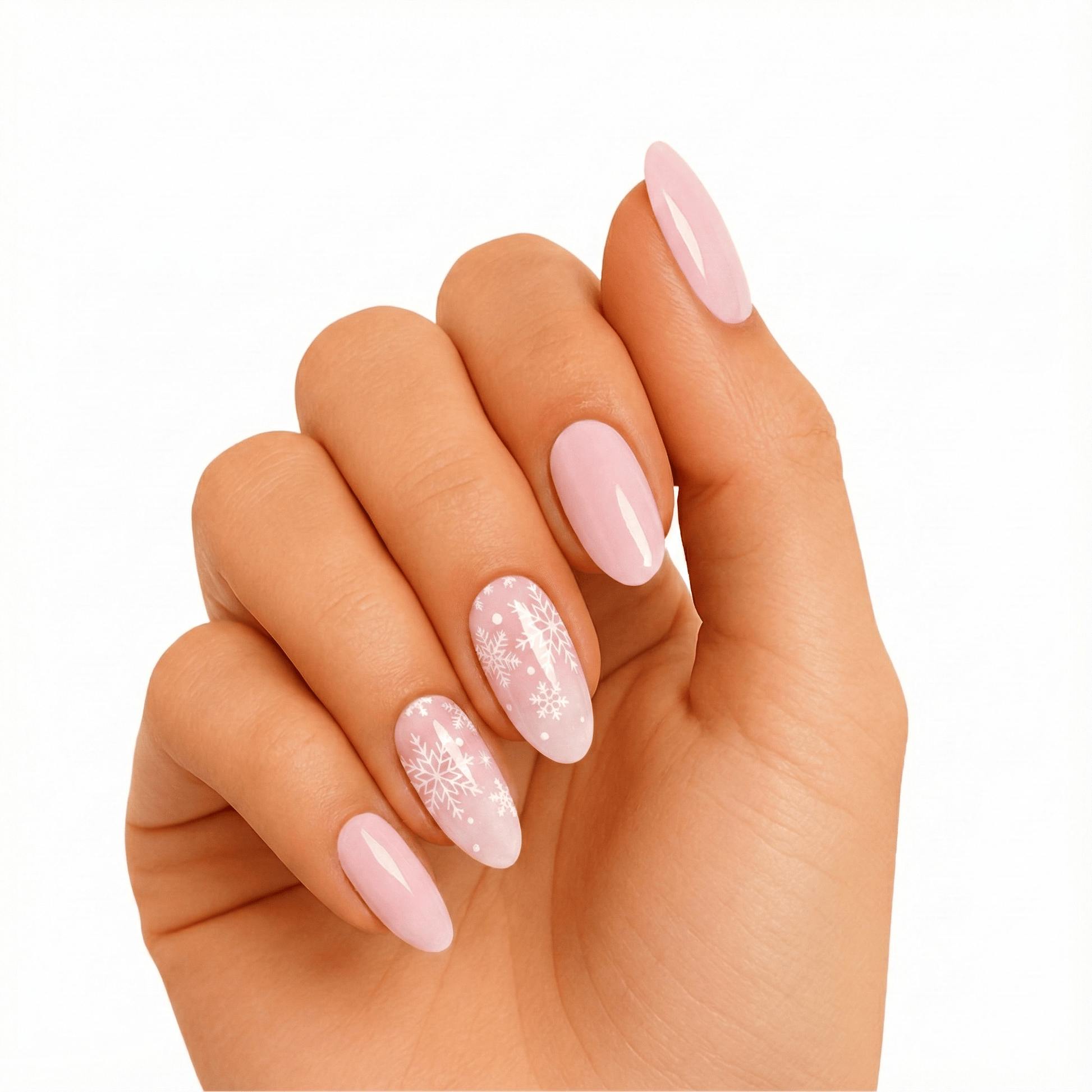 Holy Grail Nail Semi-Cured Gels Pink Snowflake - Gels