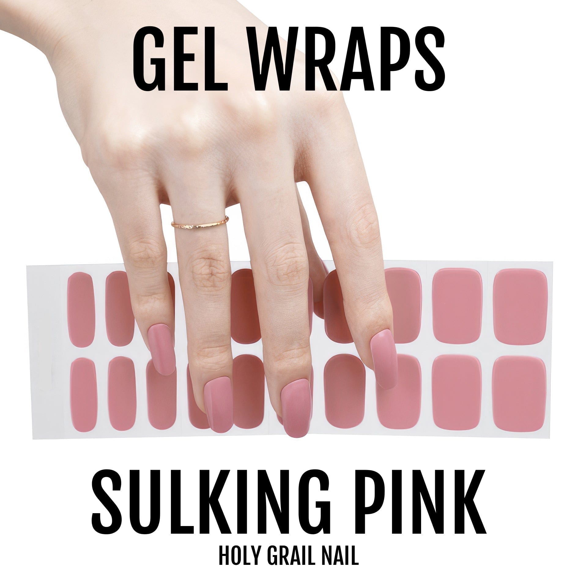 Holy Grail Nail Semi-Cured Gels Sulking Pink Gel - Gels