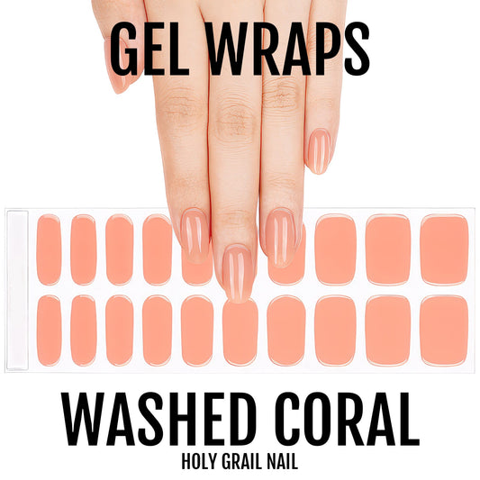 Holy Grail Nail Semi-Cured Gels Washed Coral - Gels