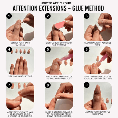 Micro Dot - Soft Gel Press Ons (Extra Short Natural)