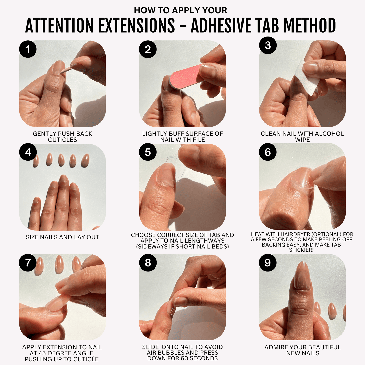 Micro Dot - Soft Gel Press Ons (Extra Short Natural)