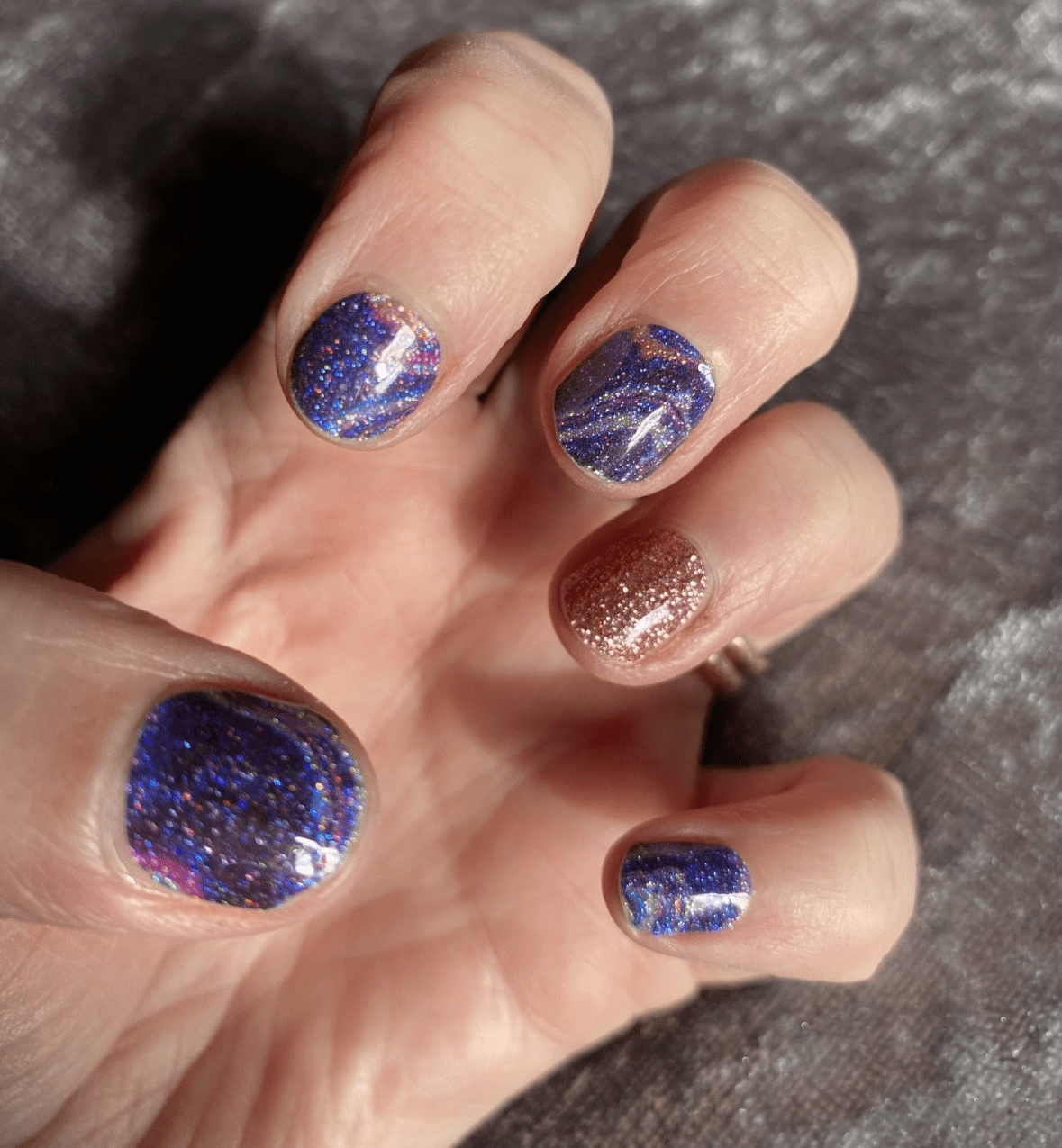 Purple Haze (Glitter) - Holy Classics (Non-UV Nail Wraps)