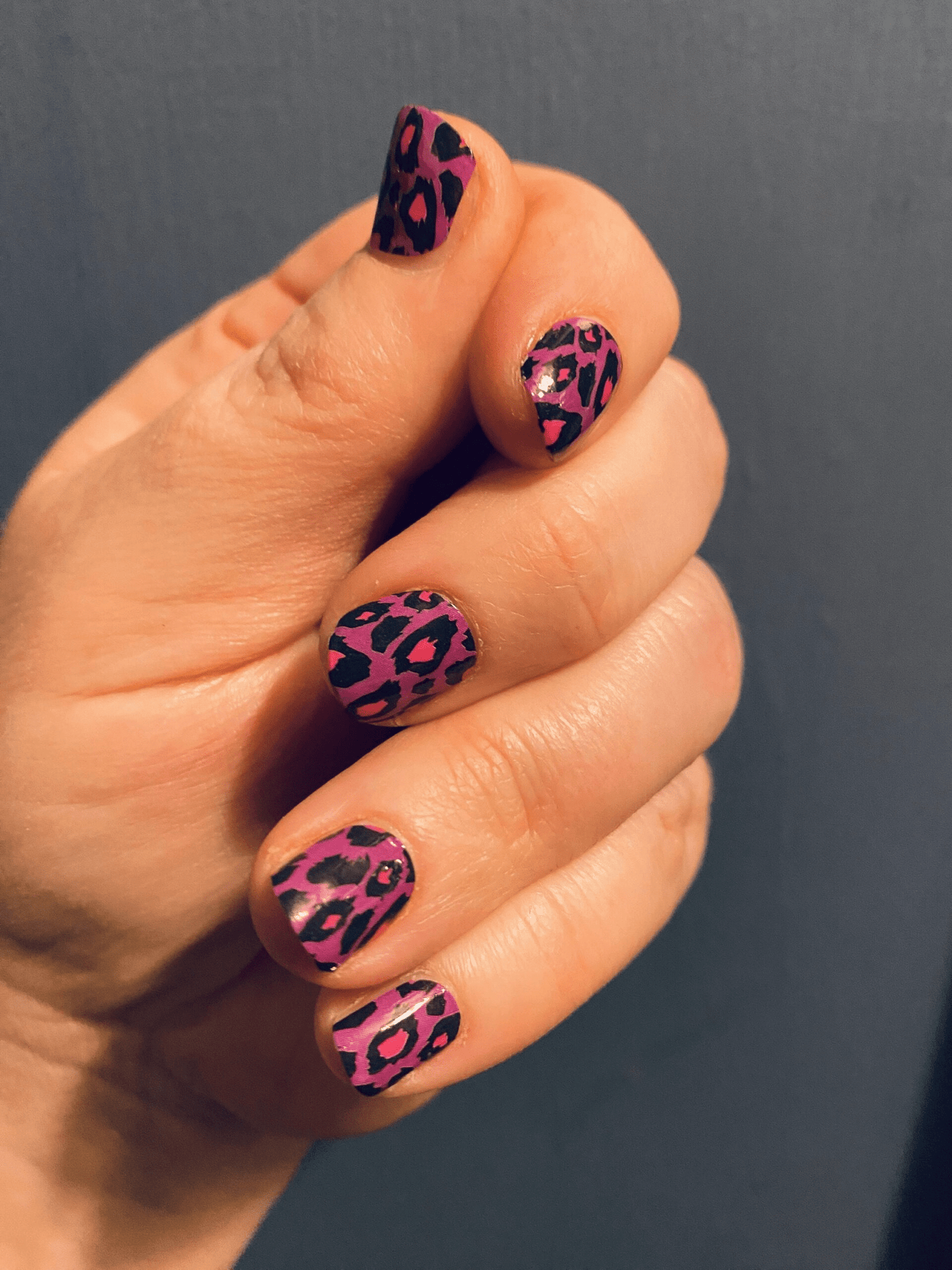 Purple Leopard - Holy Classics (Non-UV Nail Wraps)