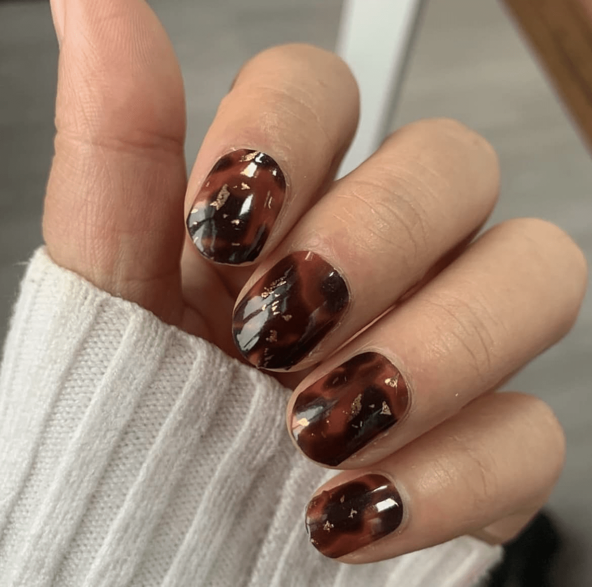 Tortoiseshell Luxe - Holy Classics (Non-UV Nail Wraps)