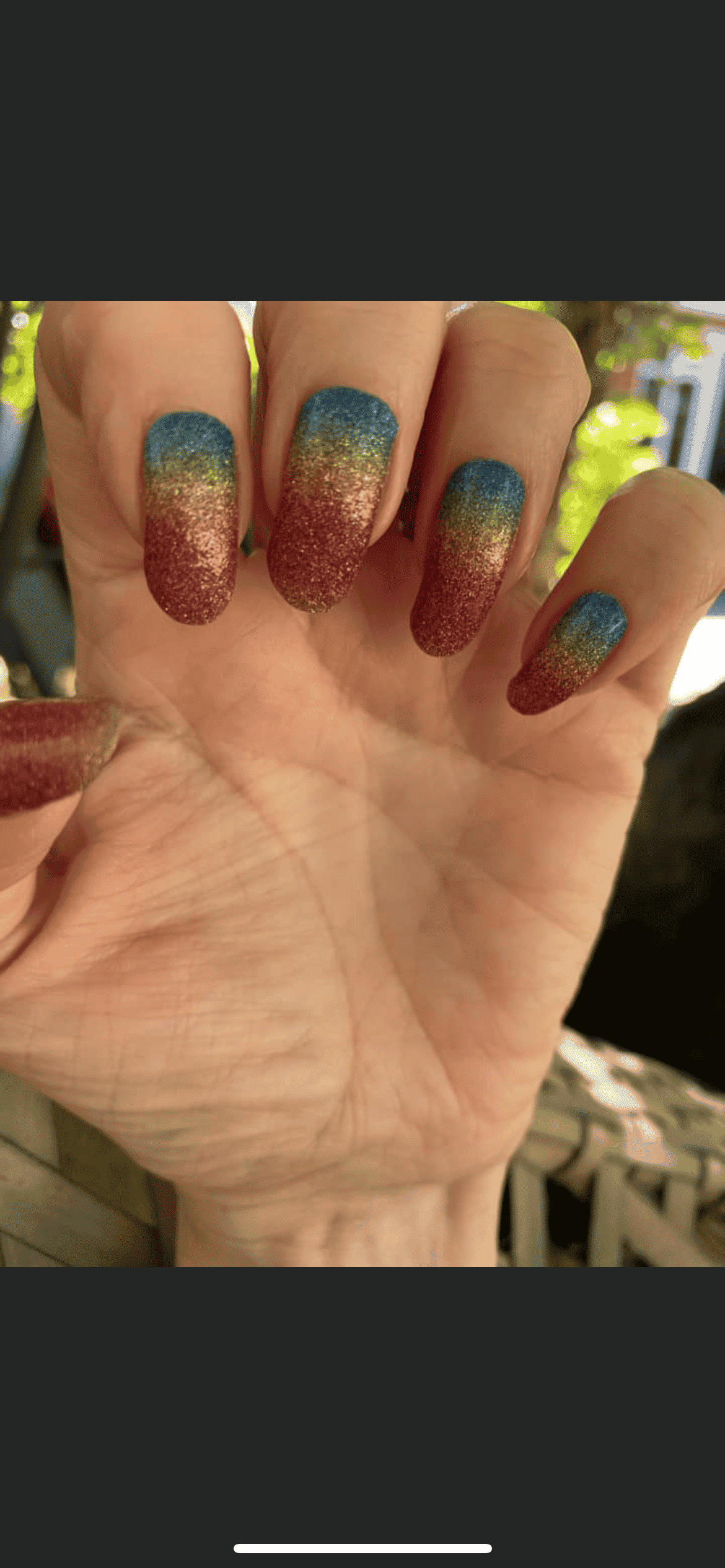 Glitter Ombre - Holy Classics (Non-UV Nail Wraps)