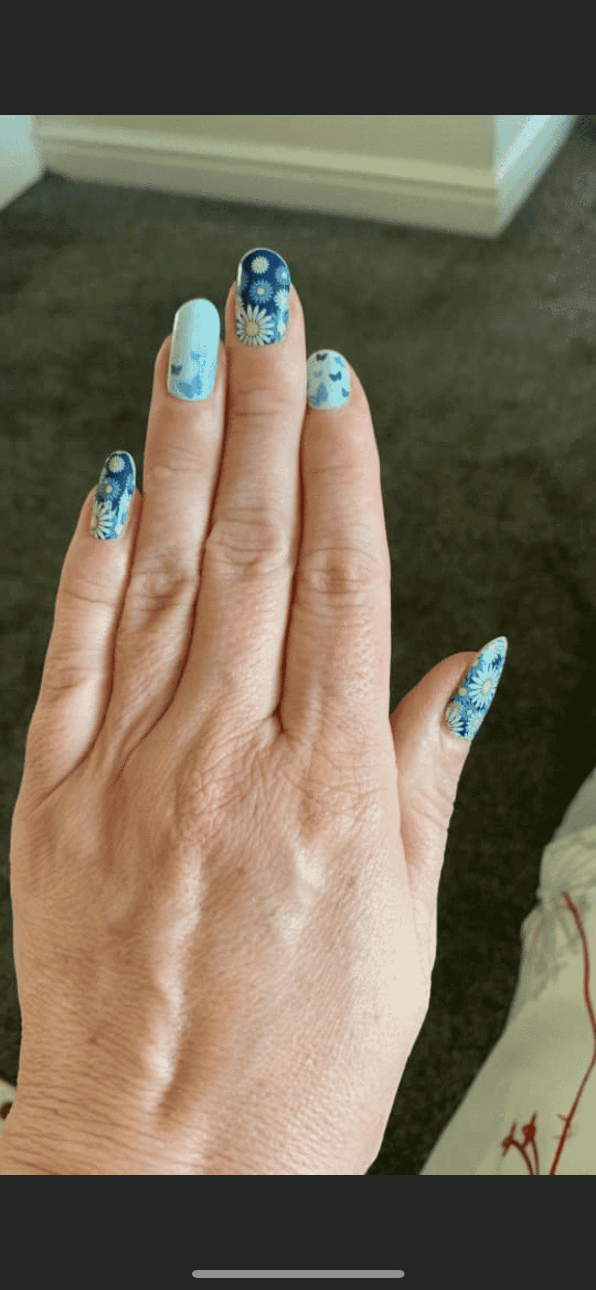 Daisies (Non Glitter) - Holy Classics (Non-UV Nail Wraps)