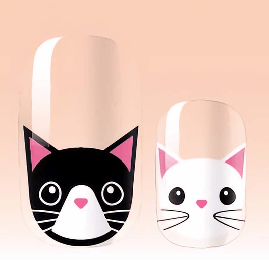 Kit Cat (Transparent) - Holy Classics (Non-UV Nail Wraps)