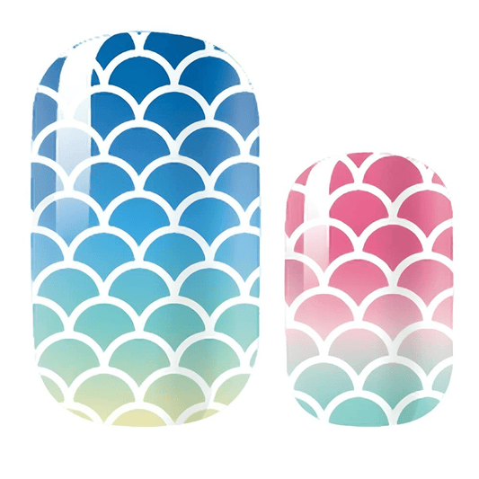 Mermaid's Tail (Glitter) - Holy Classics (Non-UV Nail Wraps)