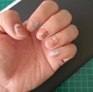 Natural World (Part Transparent)- Holy Classics (Non-UV Nail Wraps)