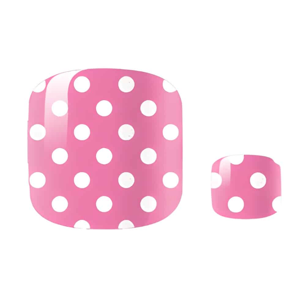 Polka Dot Pink - Holy Classics (Non-UV Pedi Wraps)