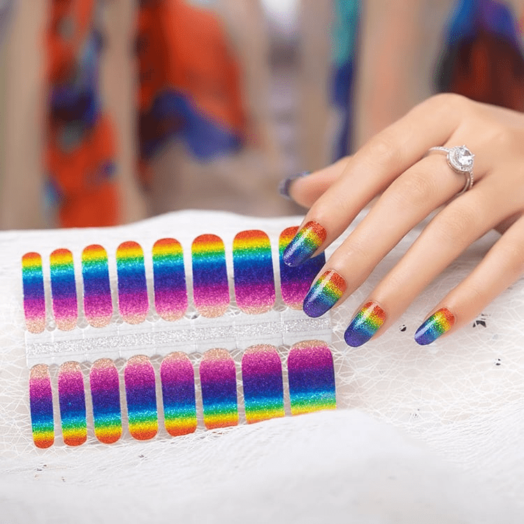 Pride (Glitter) - Holy Classics (Non-UV Nail Wraps)