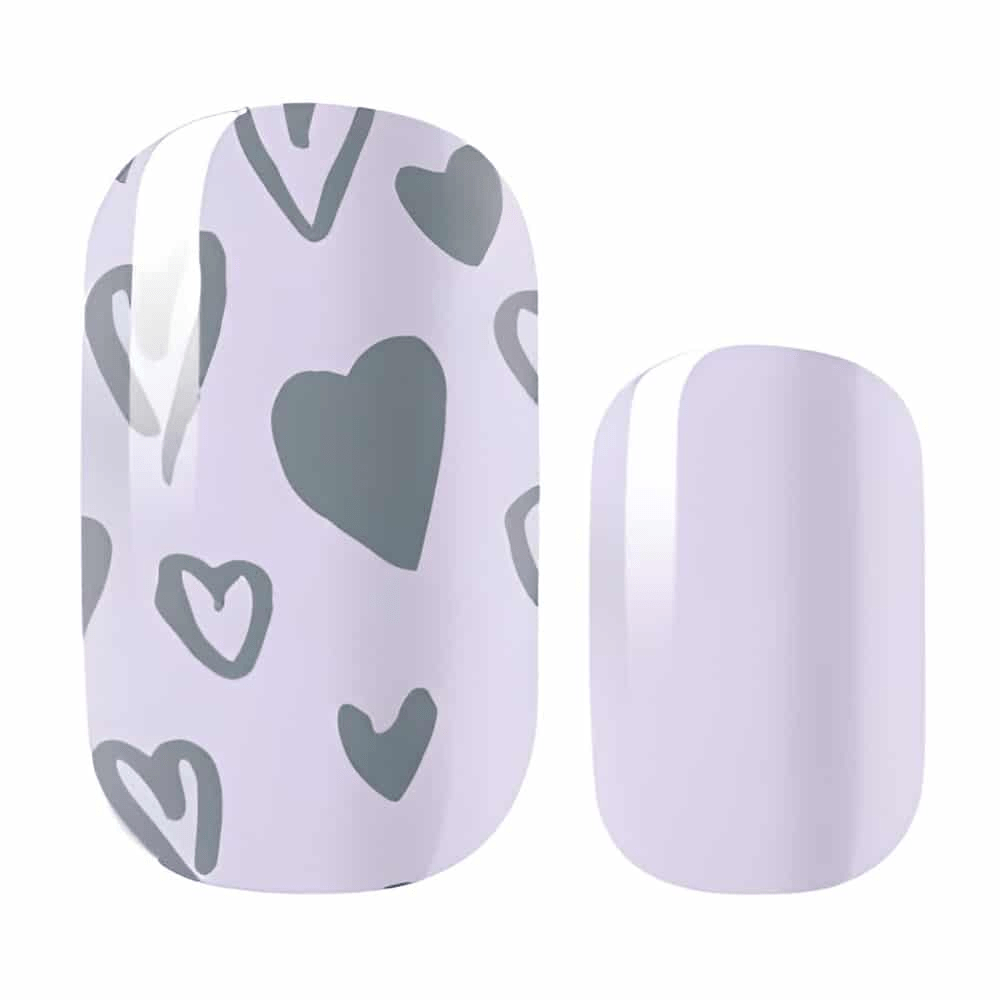 Purple Hearts - Holy Classics (Non-UV Nail Wraps)