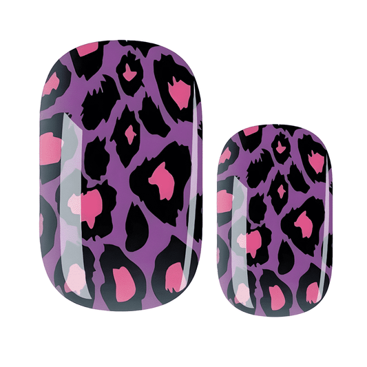 Purple Leopard - Holy Classics (Non-UV Nail Wraps)