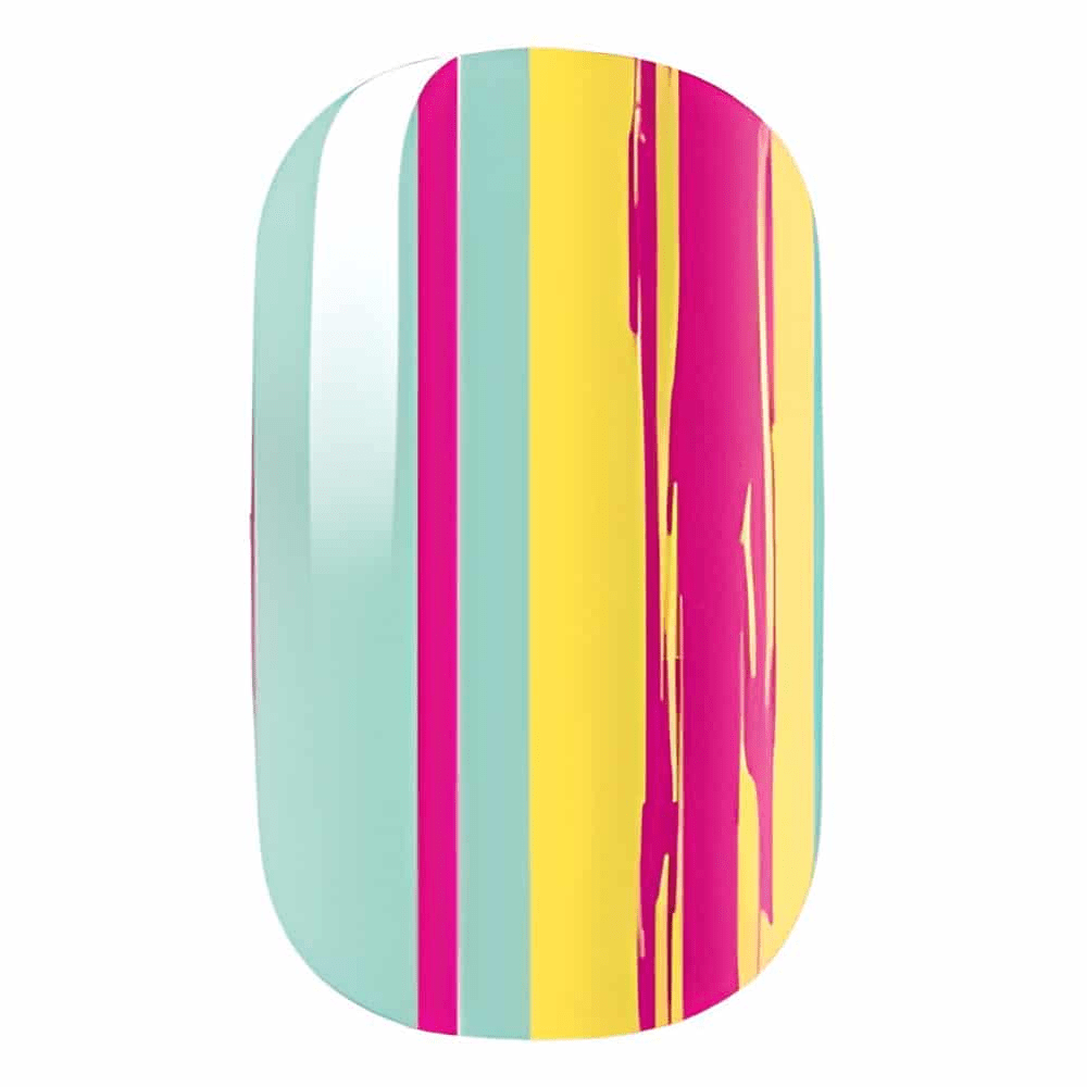 Roller Stripes (Glitter) - Holy Classics (Non-UV Nail Wraps)