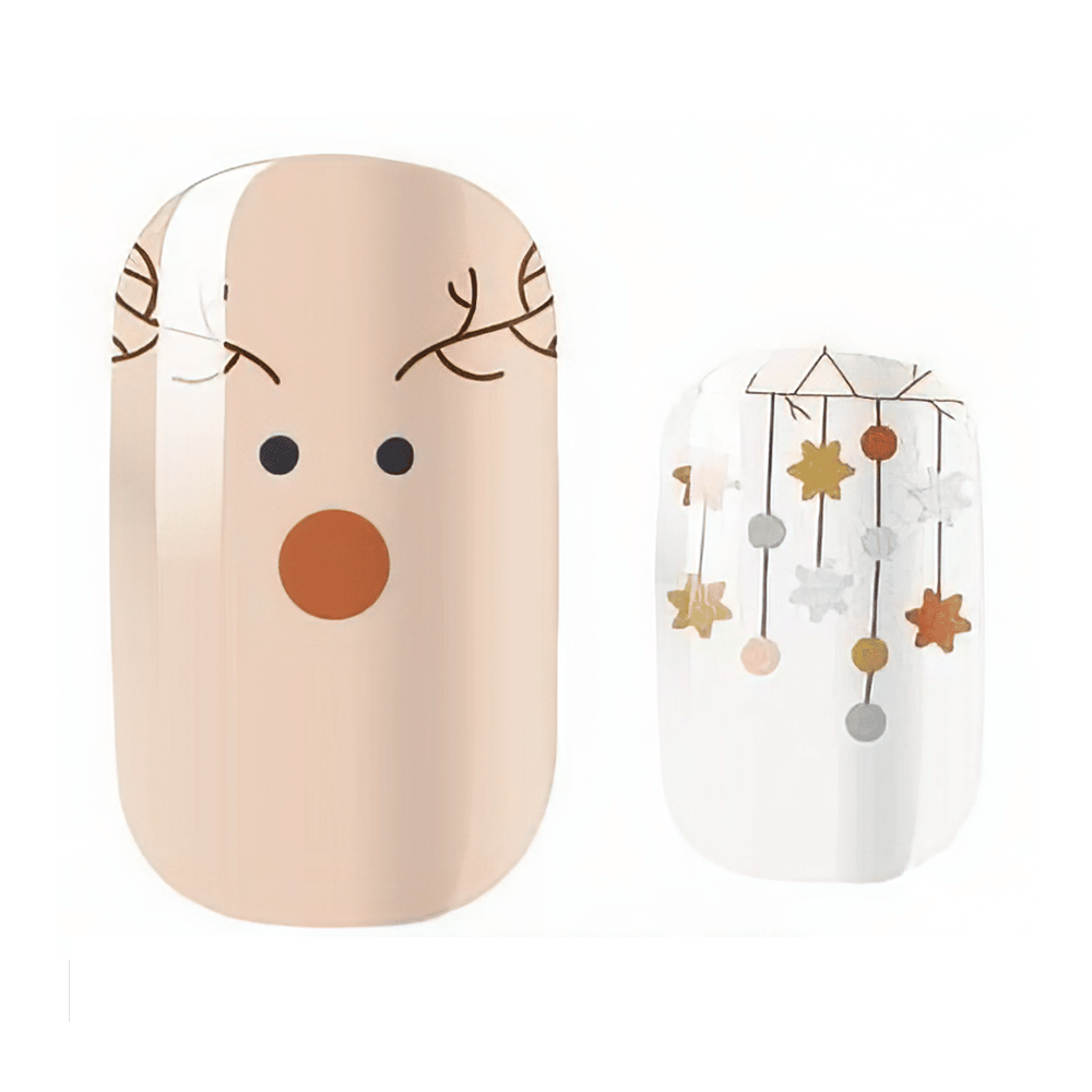 Rudolf - Kids Wraps - Mini Me by Holy Grail Nail