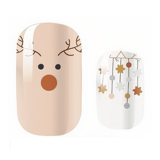 Rudolf - Kids Wraps - Mini Me by Holy Grail Nail