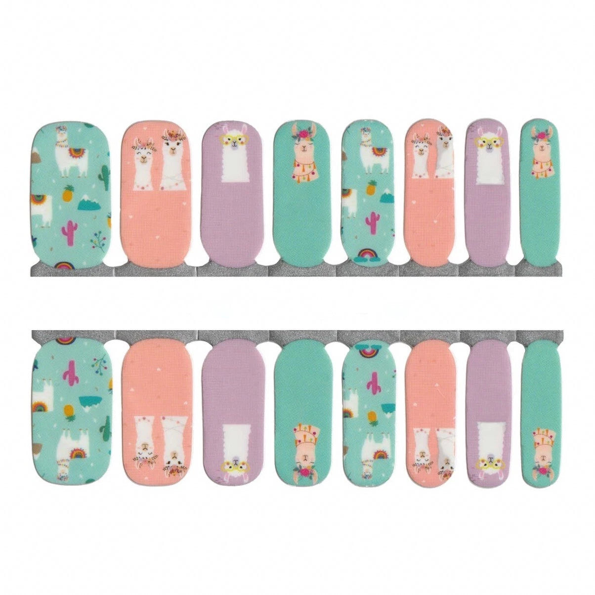A Lot of Llamas - Nail Wraps