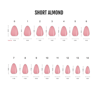 Effortless- Soft Gel Press Ons (Short Almond)