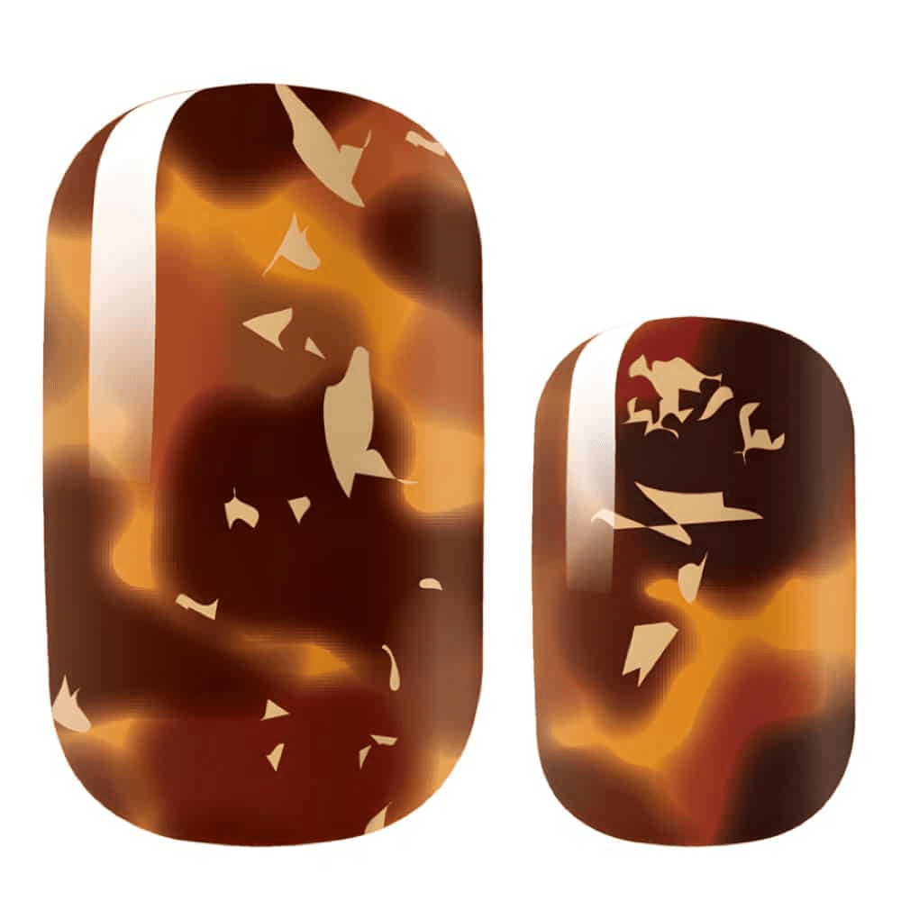 Tortoiseshell Luxe - Holy Classics (Non-UV Nail Wraps)