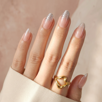 Weekend Energy- Soft Gel Press Ons (Short Almond)