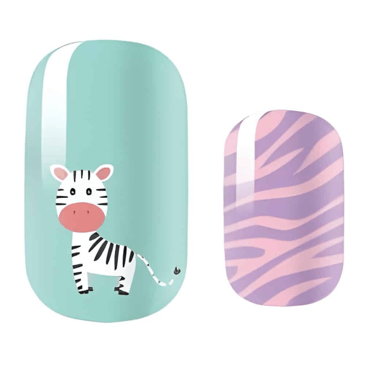 Zebra - Kids Wraps - Mini Me by Holy Grail Nail